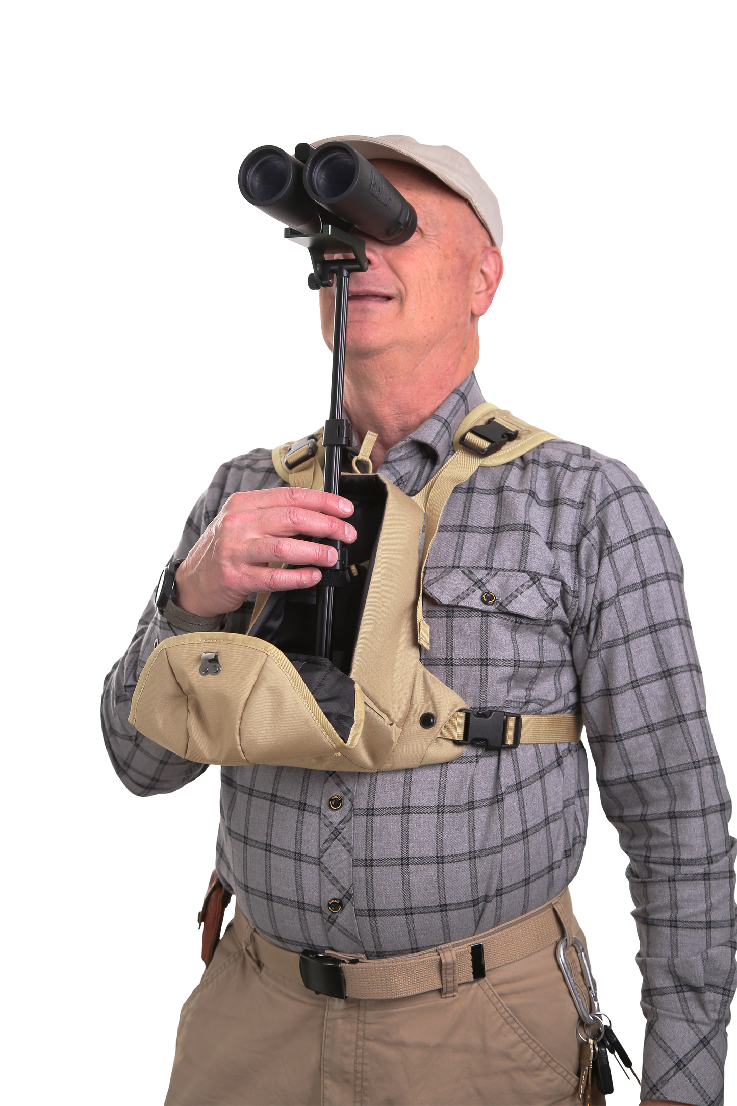 Stabil-Eyes™ Binocular Sighting System™ for hands-free, fatigue free glassing